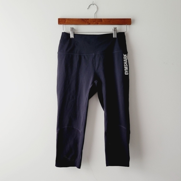 $10 sale 🍓Gymshark black comfortable‎ athletic training leggings size S - Picture 1 of 4